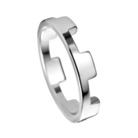 Juweel Trouwring Amici Stainless steel Hoogglans 6AB0S00/40 Juweel Trouwring Amici Stainless steel Hoogglans 6AB0S00/40