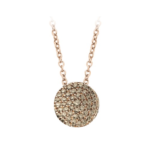 Juweel BIGLI KETTING MINI WAVES 23H64RBRDIA/45 Briljanten 0.39ct Juweel BIGLI KETTING MINI WAVES 23H64RBRDIA/45 Briljanten 0.39ct