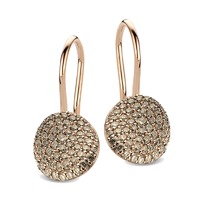 Juweel BIGLI OORBELLEN MINI WAVES 23O78RBRDIA/CL Juweel BIGLI OORBELLEN MINI WAVES 23O78RBRDIA/CL