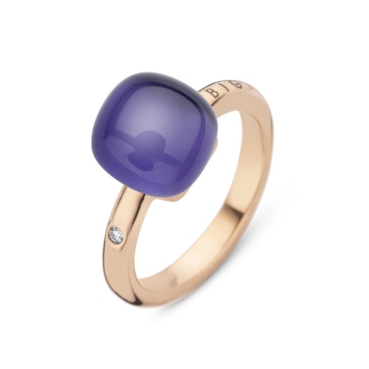 Juweel BIGLI RING MINI SWEETY 20R88RAMLAPMP Briljant 0.02ct Lapis night Juweel BIGLI RING MINI SWEETY 20R88RAMLAPMP Briljant 0.02ct Lapis night