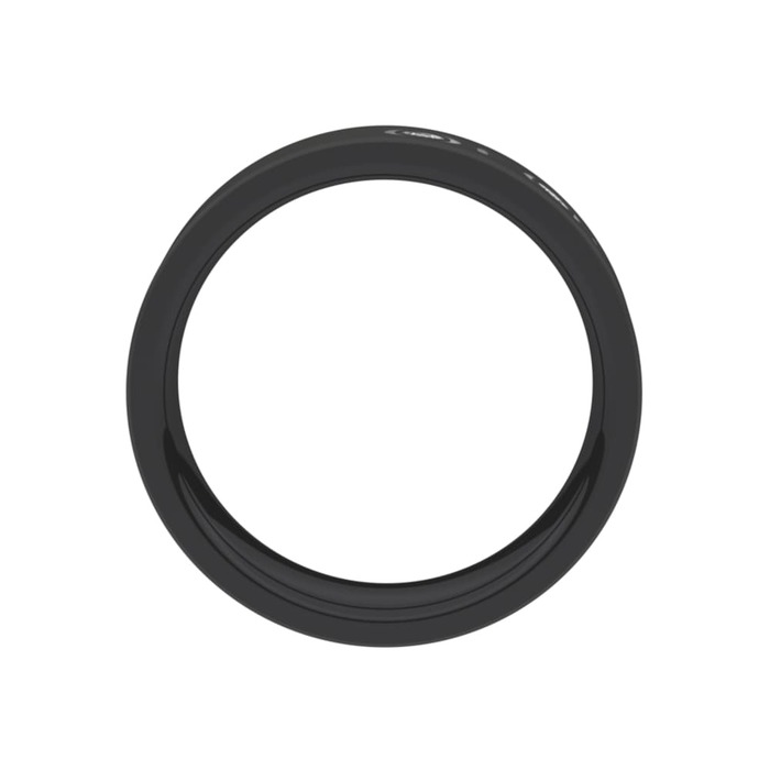 Juweel Trouwring Amici Black Stainless steel Langsmat Briljant 5634XM1/60