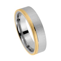 Juweel Trouwring Amici Stainless steel Geelgoud 18 karaat 5514-MA/60 Juweel Trouwring Amici Stainless steel Geelgoud 18 karaat 5514-MA/60