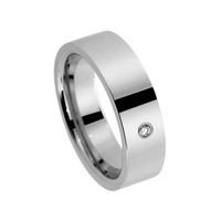 Juweel Trouwring Amici Stainless steel Hoogglans Briljant 5505-PO/60 Juweel Trouwring Amici Stainless steel Hoogglans Briljant 5505-PO/60