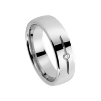 Juweel Trouwring Amici Stainless steel Hoogglans Briljant 5506-PO/60 Juweel Trouwring Amici Stainless steel Hoogglans Briljant 5506-PO/60