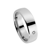 Juweel Trouwring Amici Stainless steel Hoogglans Briljant 5508-PO/60 Juweel Trouwring Amici Stainless steel Hoogglans Briljant 5508-PO/60