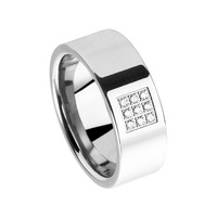 Juweel Trouwring Amici Stainless steel Hoogglans Briljant 5531-PO/80 Juweel Trouwring Amici Stainless steel Hoogglans Briljant 5531-PO/80