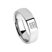 Juweel Trouwring Amici Stainless steel Hoogglans Briljant 5532-PO/60 Juweel Trouwring Amici Stainless steel Hoogglans Briljant 5532-PO/60