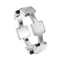 Juweel Trouwring Amici Stainless steel Parelmat 6BB2S20/60 Juweel Trouwring Amici Stainless steel Parelmat 6BB2S20/60