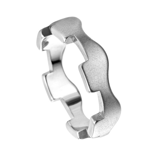 Juweel Trouwring Amici Stainless steel Parelmat 6BC1S20/60 Juweel Trouwring Amici Stainless steel Parelmat 6BC1S20/60