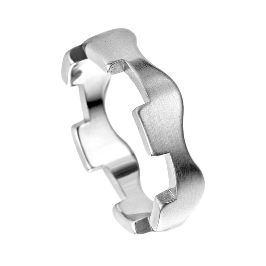 Juweel Trouwring Amici Stainless steel Langsmat 6BC1S10/60 Juweel Trouwring Amici Stainless steel Langsmat 6BC1S10/60