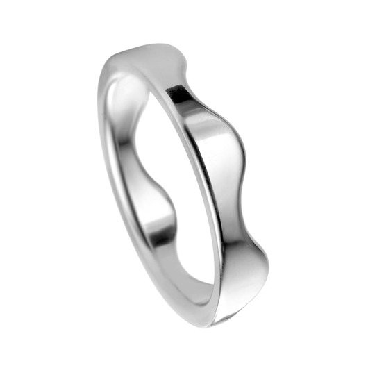 Juweel Trouwring Amici Stainless steel Hoogglans 6AC0S00/40 Juweel Trouwring Amici Stainless steel Hoogglans 6AC0S00/40