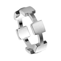 Juweel Trouwring Amici Stainless steel Langsmat 6BB2S10/60 Juweel Trouwring Amici Stainless steel Langsmat 6BB2S10/60