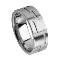 Juweel Trouwring Amici Stainless steel Langsmat Parelmat 5520-MA/80 Juweel Trouwring Amici Stainless steel Langsmat Parelmat 5520-MA/80