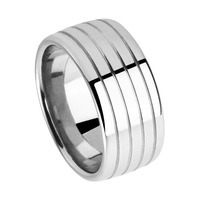 Juweel Trouwring Amici Stainless steel Hoogglans 5553-PO/00 Juweel Trouwring Amici Stainless steel Hoogglans 5553-PO/00