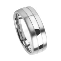 Juweel Trouwring Amici Stainless steel Hoogglans Langsmat 5562/80 Juweel Trouwring Amici Stainless steel Hoogglans Langsmat 5562/80