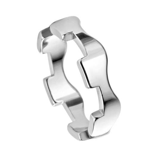 Juweel Trouwring Amici Stainless steel Hoogglans 6BC1S00/60 Juweel Trouwring Amici Stainless steel Hoogglans 6BC1S00/60