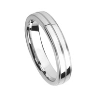 Juweel Trouwring Amici Stainless steel Hoogglans 5570-PO/50 Juweel Trouwring Amici Stainless steel Hoogglans 5570-PO/50