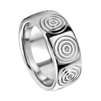 Juweel Trouwring Amici Stainless steel Hoogglans 5572-PO/80 Juweel Trouwring Amici Stainless steel Hoogglans 5572-PO/80