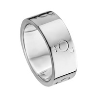 Juweel Trouwring Amici Stainless steel Hoogglans 5583-P5/80 Juweel Trouwring Amici Stainless steel Hoogglans 5583-P5/80