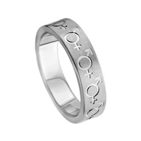 Juweel Trouwring Amici Stainless steel Langsmat 5585-MC/60 Juweel Trouwring Amici Stainless steel Langsmat 5585-MC/60