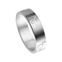 Juweel Trouwring Amici Stainless steel Langsmat 5585-M1/60 Juweel Trouwring Amici Stainless steel Langsmat 5585-M1/60