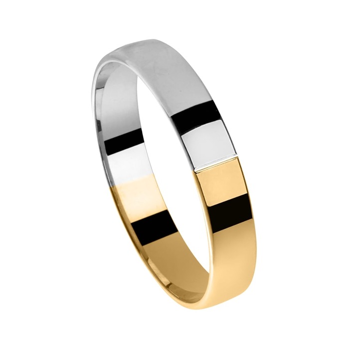 Juweel Trouwring Amici Bicolor goud 18 karaat 5720-B/40