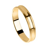 Juweel Trouwring Amici Geelgoud 18 karaat 5717-G/40 Juweel Trouwring Amici Geelgoud 18 karaat 5717-G/40