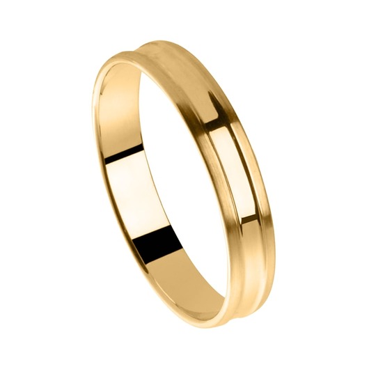 Juweel Trouwring Amici Geelgoud 18 karaat 5717-G/40 Juweel Trouwring Amici Geelgoud 18 karaat 5717-G/40