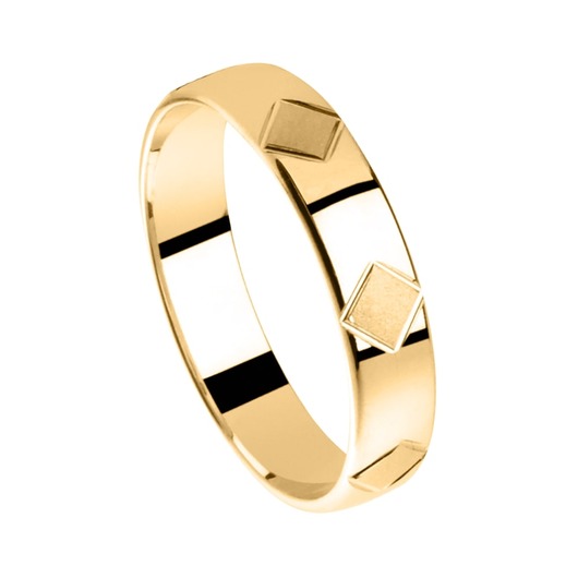 Juweel Trouwring Amici Geelgoud 18 karaat 5705-G/40 Juweel Trouwring Amici Geelgoud 18 karaat 5705-G/40