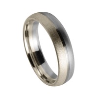 Juweel Trouwring Amici Titanium Naturel Witgoud 9 karaat 5401/01 Juweel Trouwring Amici Titanium Naturel Witgoud 9 karaat 5401/01