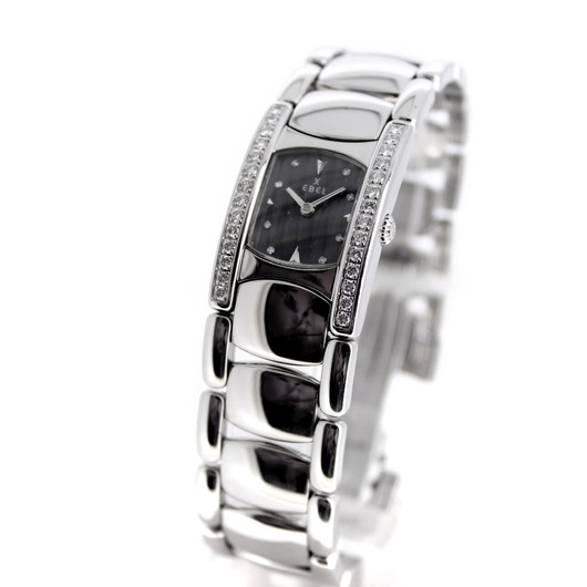 Horloge Ebel Beluga Manchette 9057A28 Diamonds '372/48133' TWDH