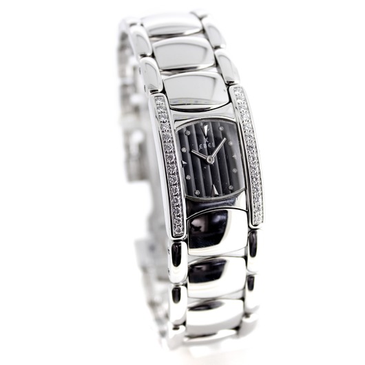 Horloge Ebel Beluga Manchette 9057A28 Diamonds '372/48133' TWDH