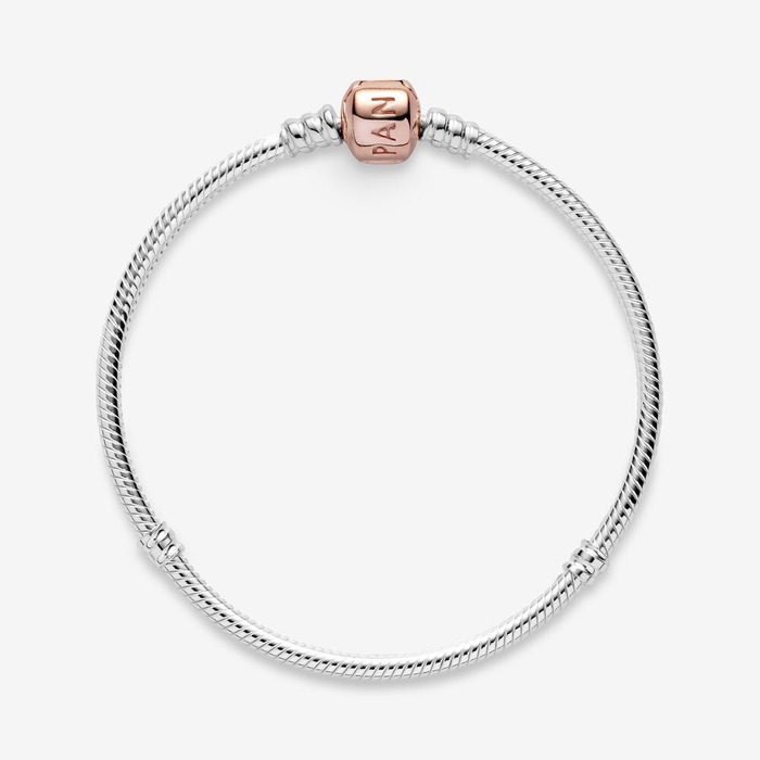 Juweel Pandora Moments Snake Chain Armband Rose 580702