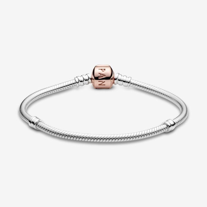 Juweel Pandora Moments Snake Chain Armband Rose 580702