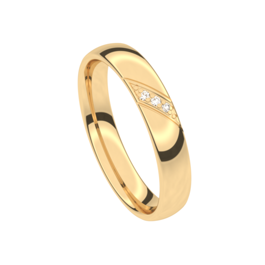 Juweel Trouwring Traditions geelgoud 18 karaat Briljant 6T160JG/40 Juweel Trouwring Traditions geelgoud 18 karaat Briljant 6T160JG/40