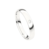 Juweel Trouwring Traditions Witgoud 18 karaat Briljant 6T120AW/35 Juweel Trouwring Traditions Witgoud 18 karaat Briljant 6T120AW/35