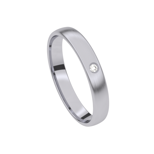 Juweel Trouwring Traditions palladium Briljant 7T123AD/35 Juweel Trouwring Traditions palladium Briljant 7T123AD/35