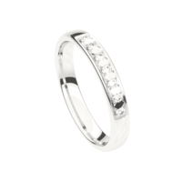 Juweel Trouwring Traditions witgoud Briljant 7T160KW/35 Juweel Trouwring Traditions witgoud Briljant 7T160KW/35