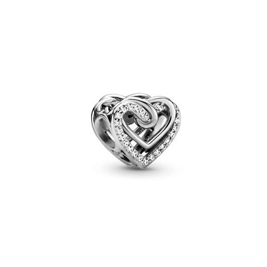 Juweel PANDORA Sparkling Entwined Hearts 799270C01 Juweel PANDORA Sparkling Entwined Hearts 799270C01