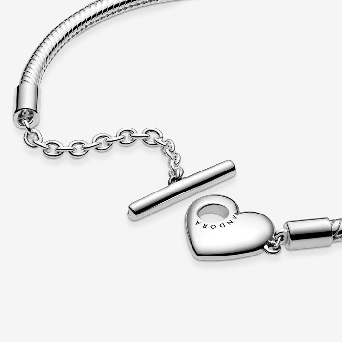 Juweel PANDORA ARMBAND HEART T-BAR 599285C00