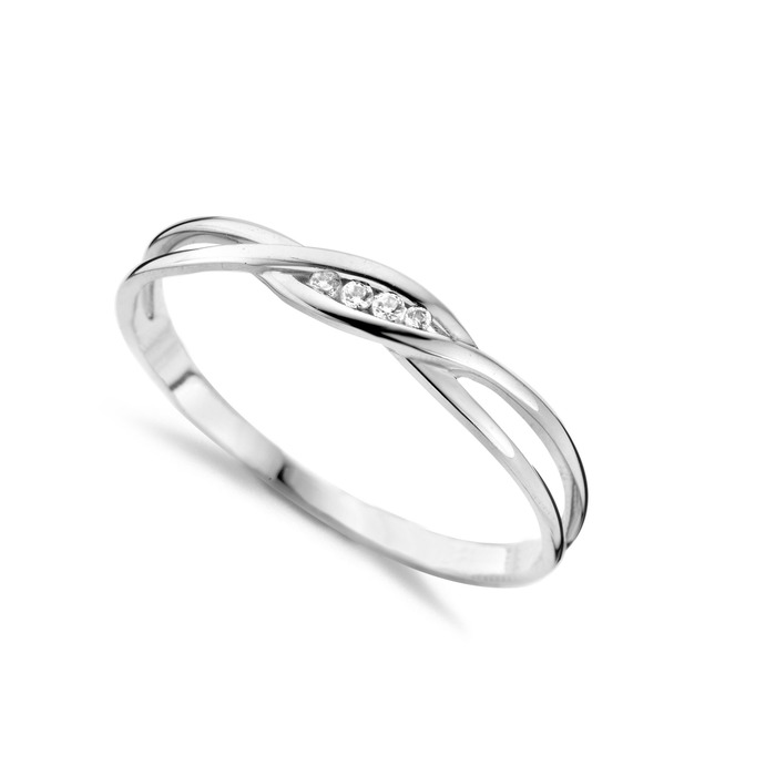 Juweel Dulci Nea ring witgoud 18karaat briljanten RGDA-6293 