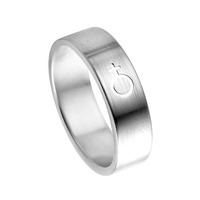 Juweel Trouwring Amici Stainless steel Langsmat 5591-M1/60 Juweel Trouwring Amici Stainless steel Langsmat 5591-M1/60