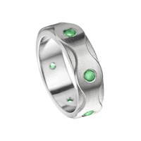 Juweel Trouwring Amici Stainless steel Langsmat Zirconium 6DD2S1E/61 Juweel Trouwring Amici Stainless steel Langsmat Zirconium 6DD2S1E/61