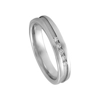 Juweel Trouwring Amici Zilver 925 Briljant 5642-Z5/40 Juweel Trouwring Amici Zilver 925 Briljant 5642-Z5/40