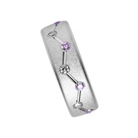 Juweel Trouwring Amici Zilver 925 Parelmat Zirconium 5227-CV/01 Juweel Trouwring Amici Zilver 925 Parelmat Zirconium 5227-CV/01