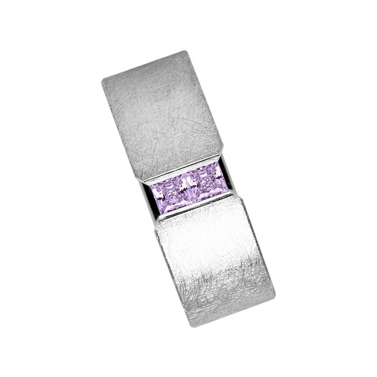 Juweel Trouwring Amici Zilver 925 Ijsmat Zirconium 5233-V/01 Juweel Trouwring Amici Zilver 925 Ijsmat Zirconium 5233-V/01