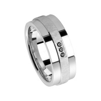 Juweel Trouwring Amici Zilver 925 Zirconium 5225-AA/01 Juweel Trouwring Amici Zilver 925 Zirconium 5225-AA/01