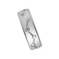 Juweel Trouwring Amici Zilver 925 Parelmat Zirconium 5227-BB/01 Juweel Trouwring Amici Zilver 925 Parelmat Zirconium 5227-BB/01