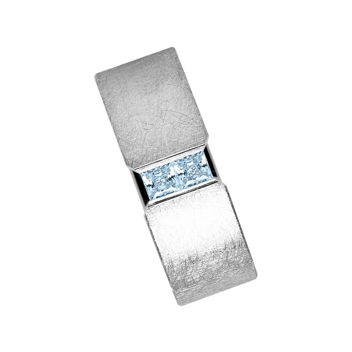 Juweel Trouwring Amici Zilver 925 Ijsmat Zirconium 5233-B/01