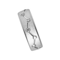 Juweel Trouwring Amici Zilver 925 Parelmat Zirconium 5227-CC/01 Juweel Trouwring Amici Zilver 925 Parelmat Zirconium 5227-CC/01
